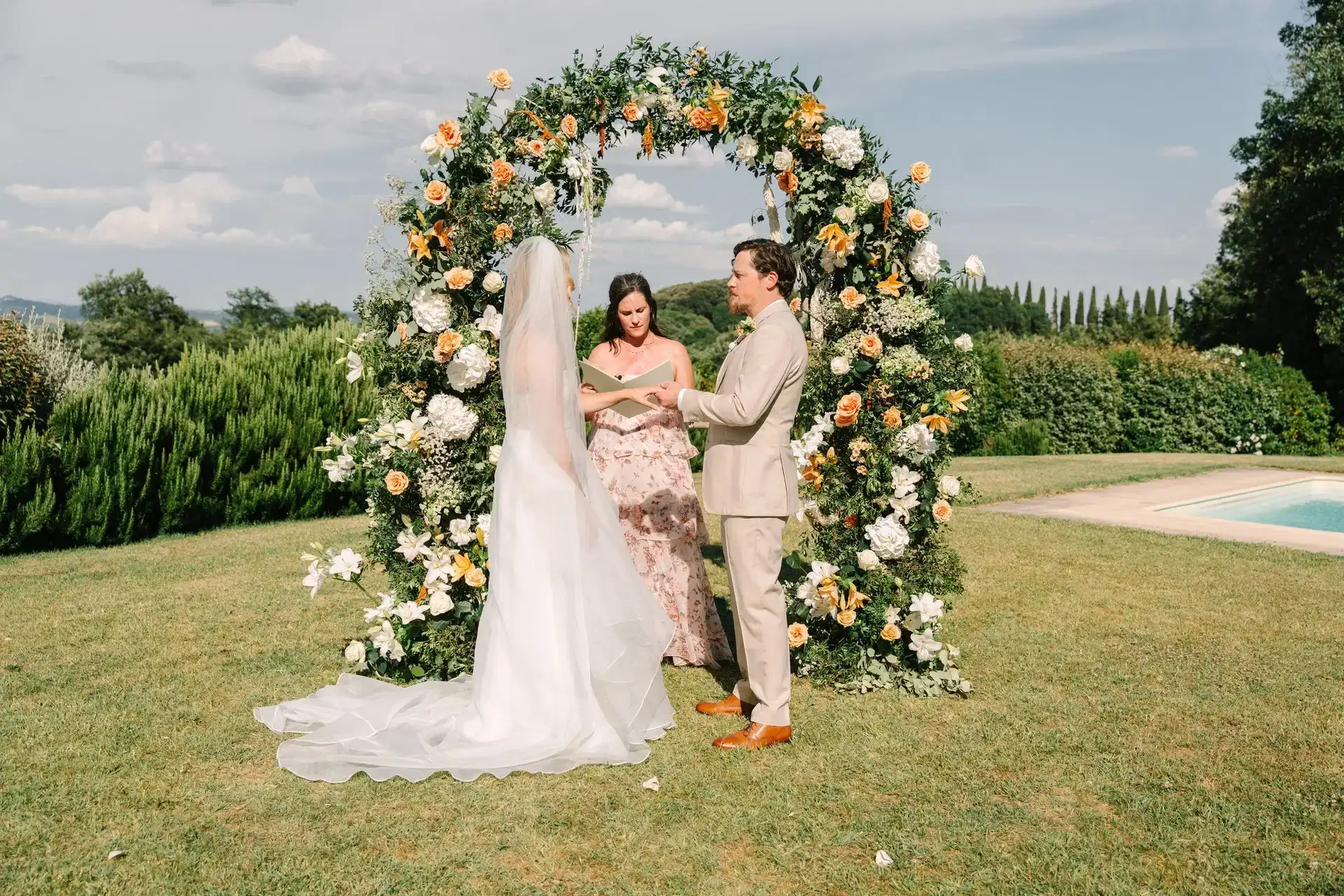 Kristen & Jonathan, wedding in Tuscany
