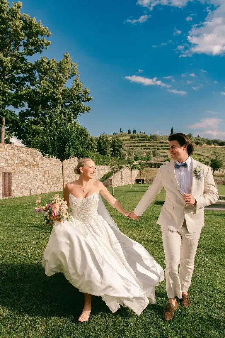 Briana & Christiaan, matrimonio in Toscana