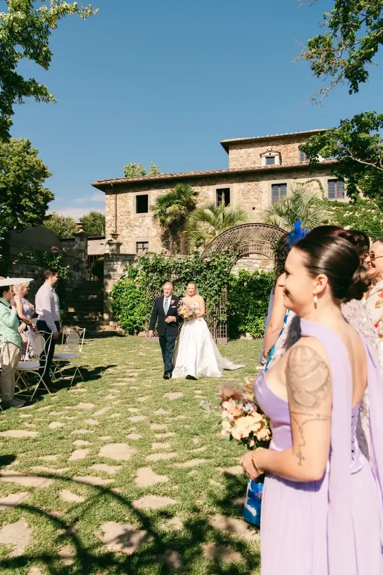 Briana & Christiaan, matrimonio in Toscana