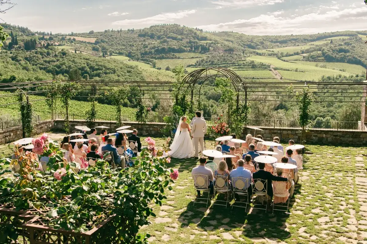 Briana & Christiaan, matrimonio in Toscana