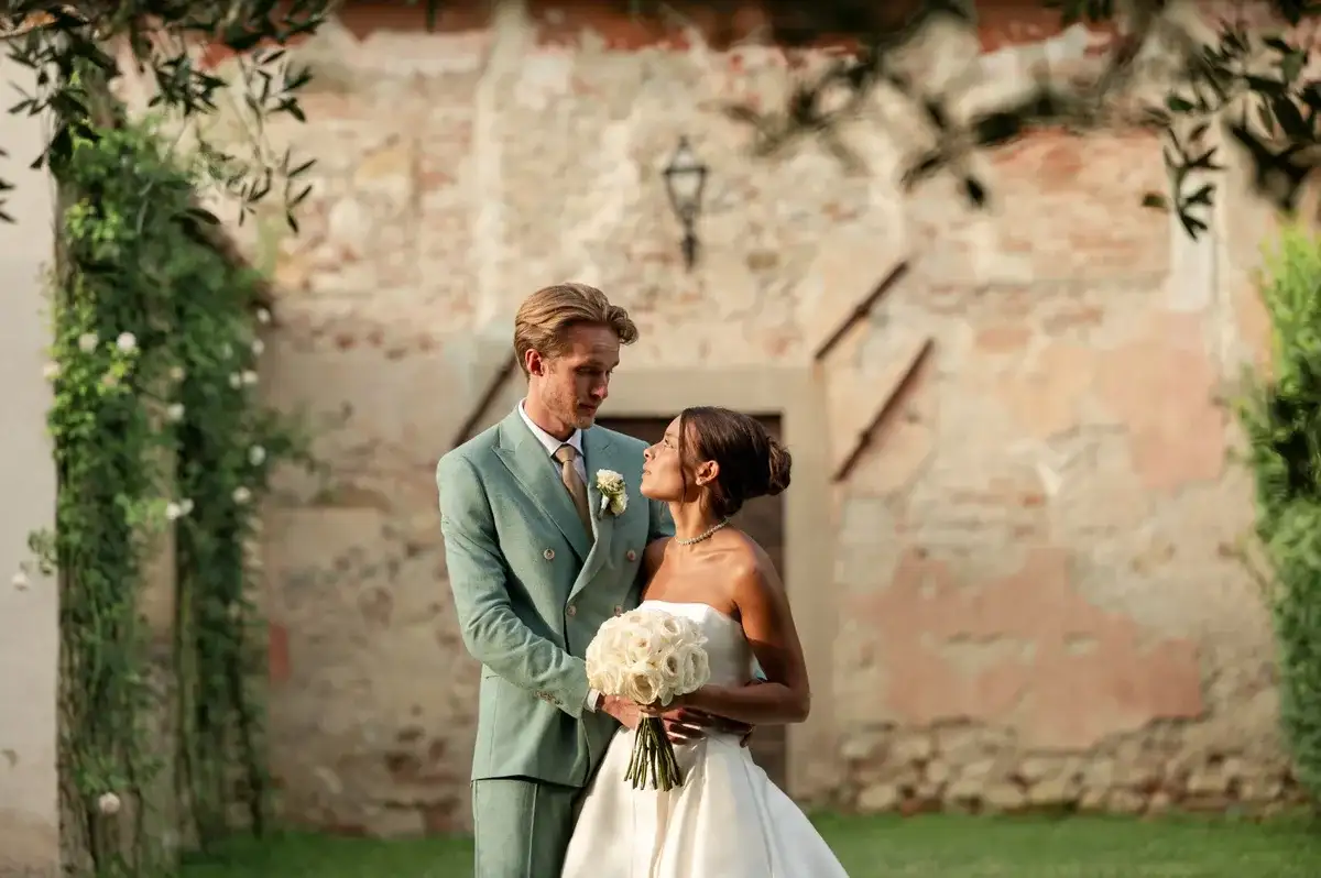 costance & guillaume, matrimonio in Toscana